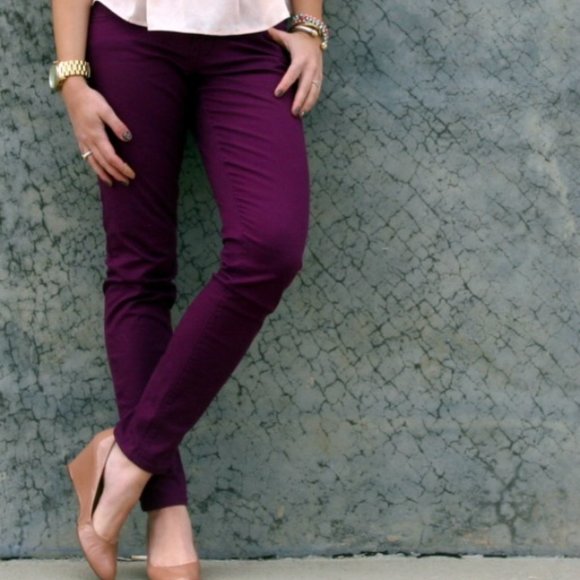 Violets Roses Tinsley Slim Straight 